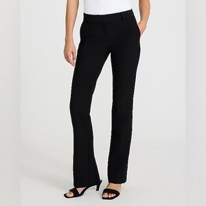 Express Women’s Editor Mid Rise Bootcut Trousers in Black Size 2S
